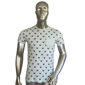 Creative Destruction Men's Boston Terrier in Mint T-Shirt Small